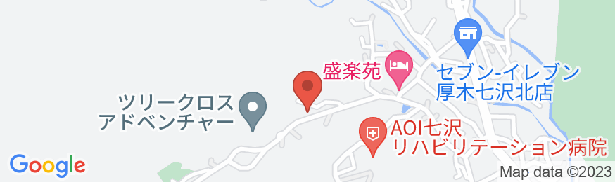七沢温泉 旅館 福松の地図