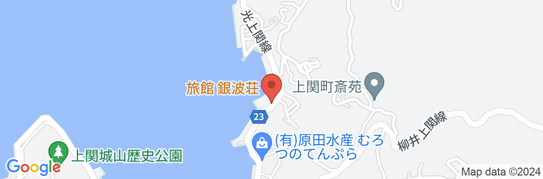 旅館 銀波荘の地図