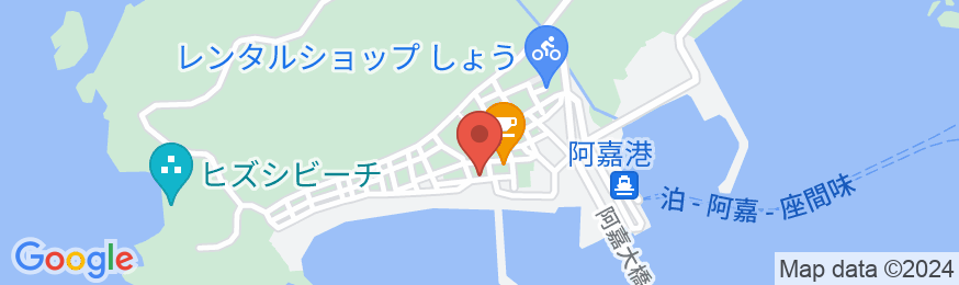 宝生 <阿嘉島>の地図