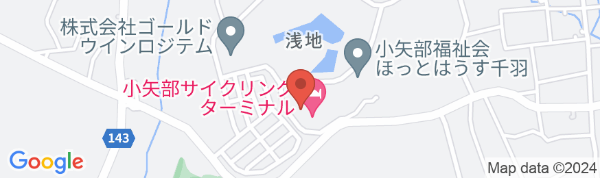 小矢部市サイクリングターミナルの地図