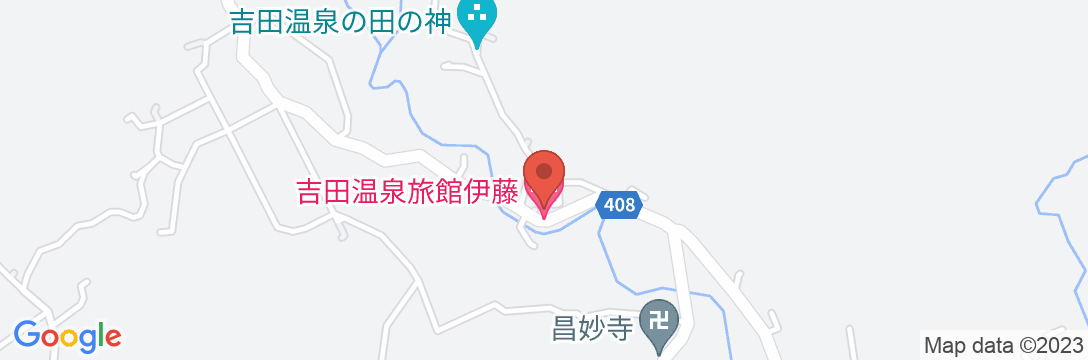 吉田温泉 旅館 伊藤の地図