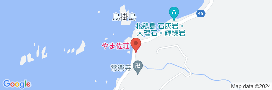 やま佐荘 <佐渡島>の地図