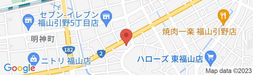 福山センチュリーホテルの地図