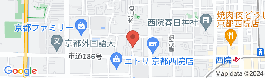 京都マイペンションの地図
