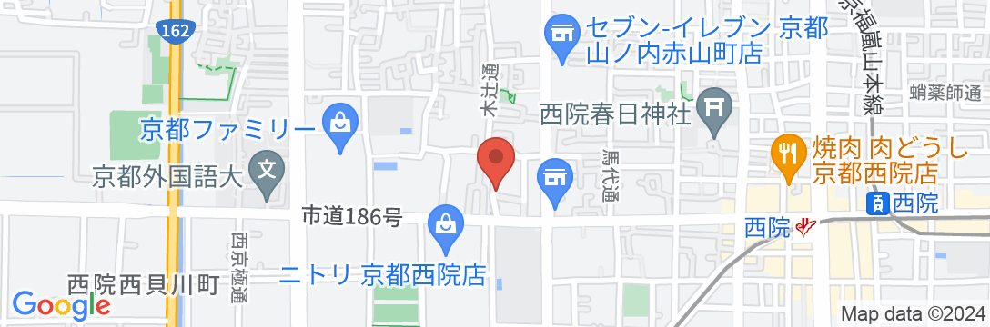 京都マイペンションの地図