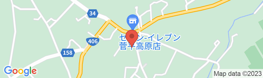 菅平高原 プチホテル ちょっと屋ガーデンの地図