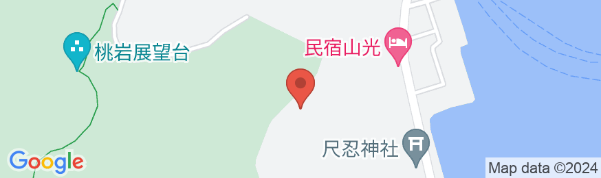 民宿 山光<礼文島>の地図