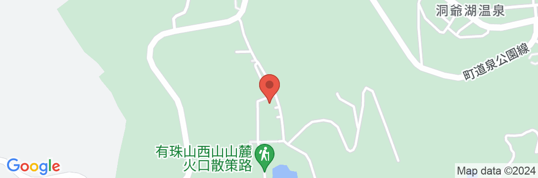 西山高原 プチホテル恋泉の地図