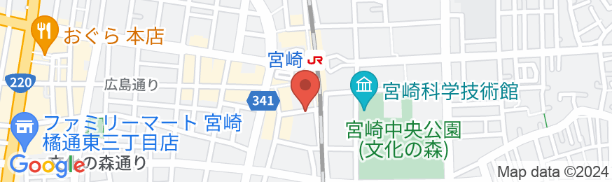 東横INN宮崎駅前の地図