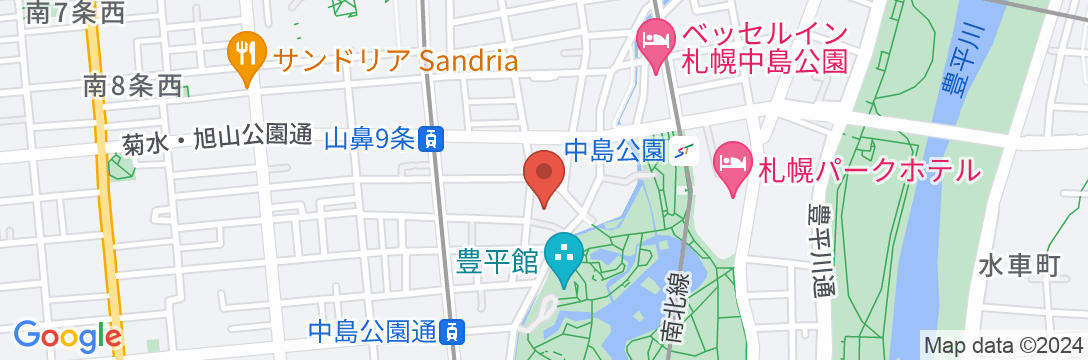 プレミアホテル 中島公園 札幌の地図
