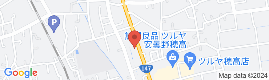 穂高タウンホテルの地図