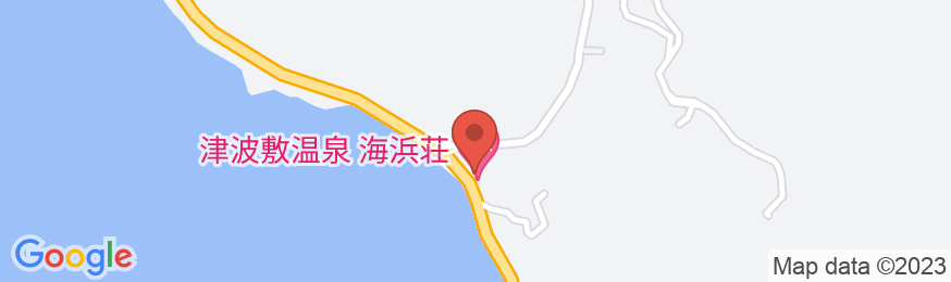 津波敷温泉 海浜荘の地図