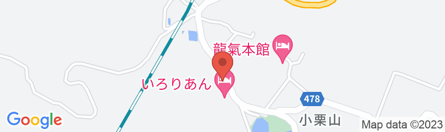 六日町温泉郷 ひいらぎ山荘の地図