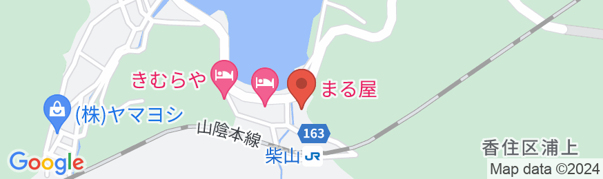 柴山温泉 お宿 まる屋の地図