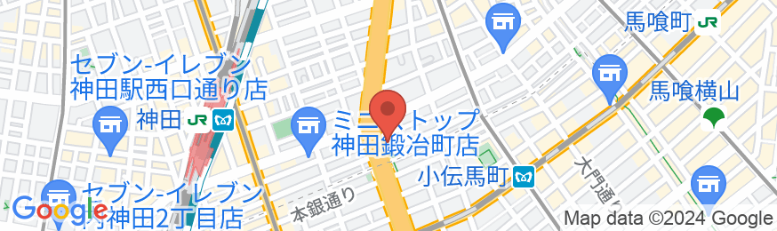 ホテルマイステイズ神田の地図