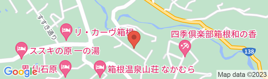 箱根仙石原温泉 オーベルジュ漣-Ren-の地図