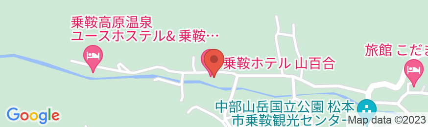 乗鞍ホテル山百合の地図
