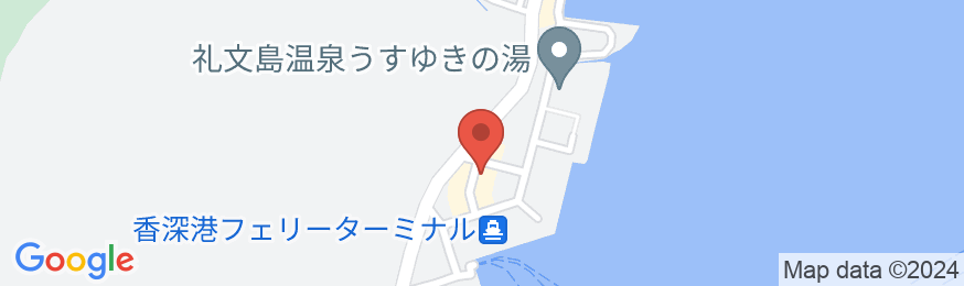 民宿 やざわ<礼文島>の地図