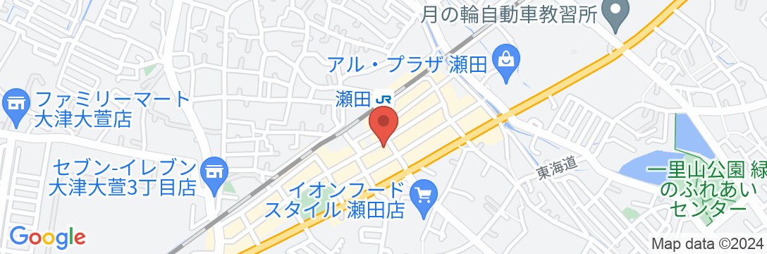 スマイルホテル大津瀬田の地図