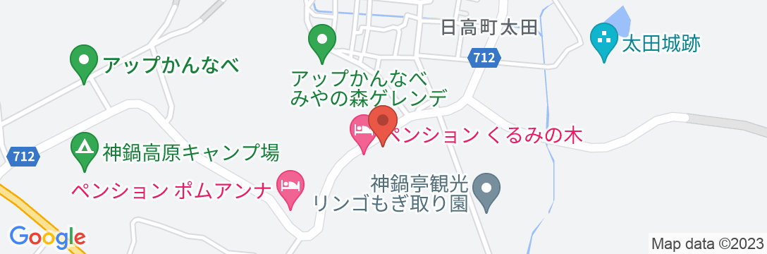 ペンション くるみの木<兵庫県>の地図