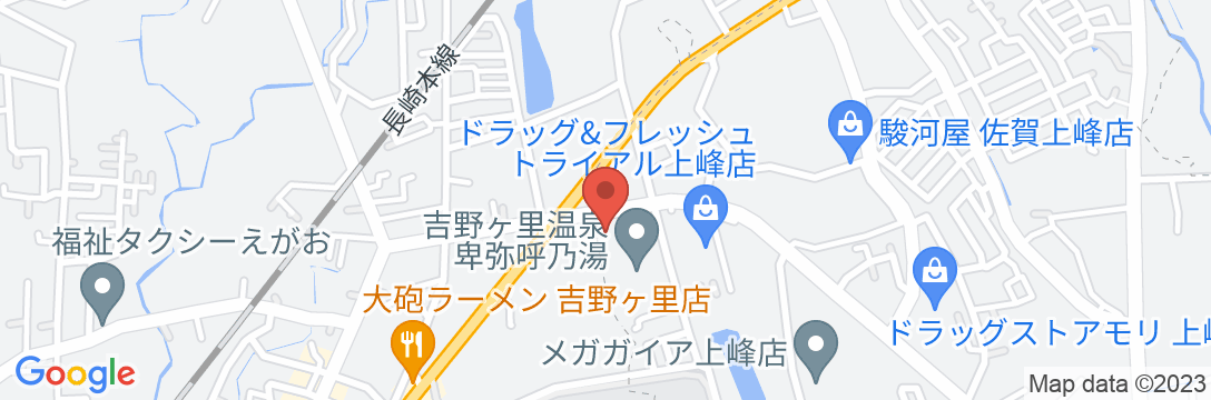 吉野ヶ里温泉ホテルの地図