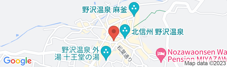 野沢温泉 ますや旅館の地図