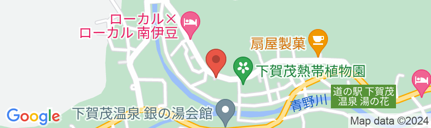 下賀茂温泉 民宿 三浜屋の地図