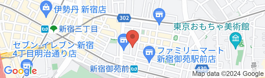 新宿CITY HOTEL N.U.T.S東京の地図