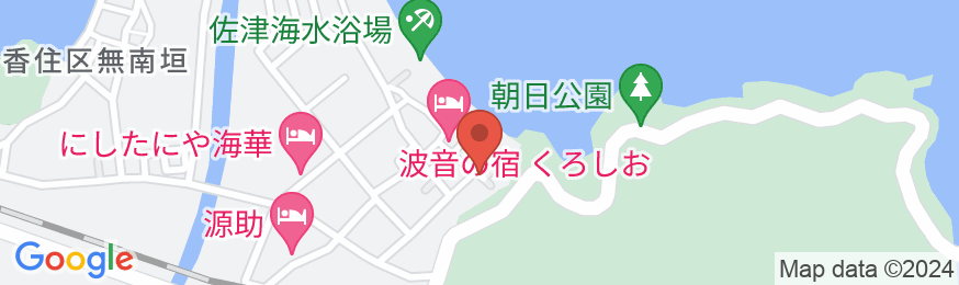 佐津温泉 海辺の民宿 うらたきの地図