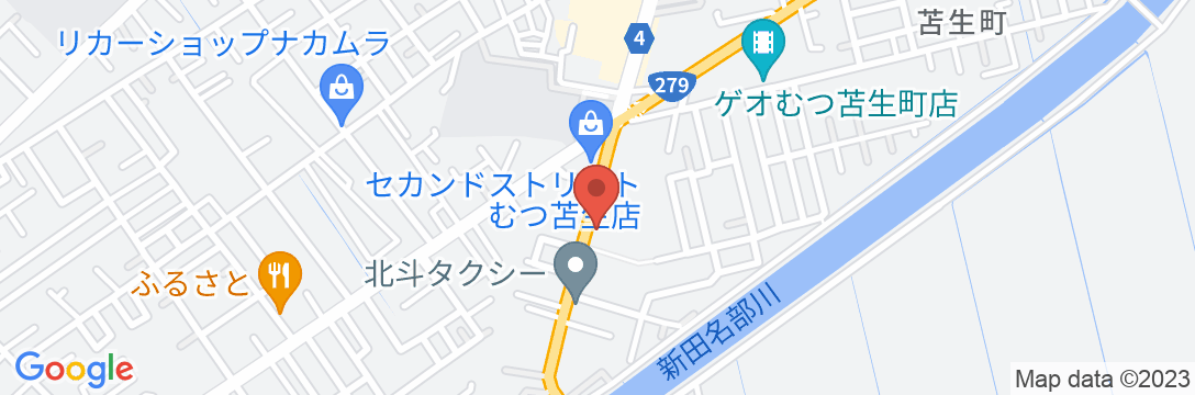 山水<青森県>の地図