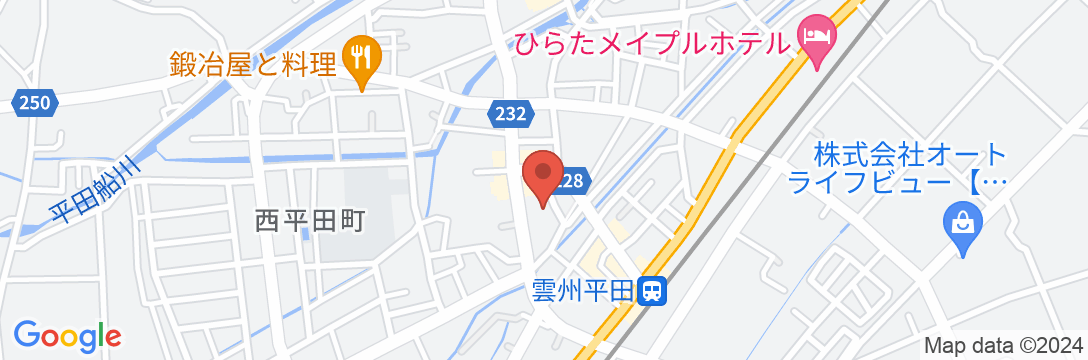 持田屋旅館の地図
