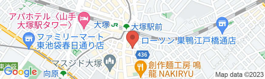 大塚シティホテルの地図