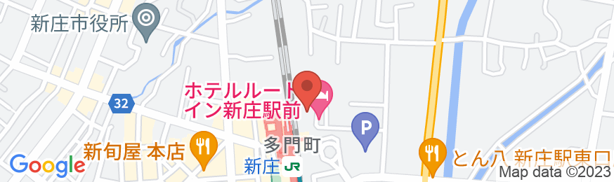 ホテルルートイン新庄駅前の地図