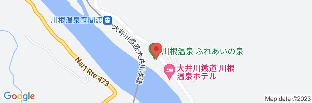 川根温泉 ふれあいコテージの地図