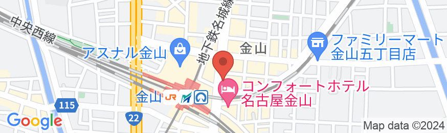 名古屋金山ホテルの地図