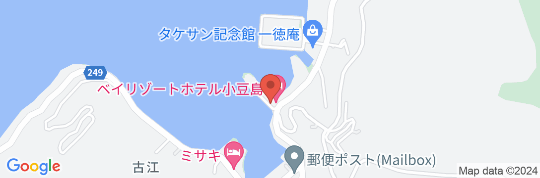 ベイリゾートホテル小豆島の地図