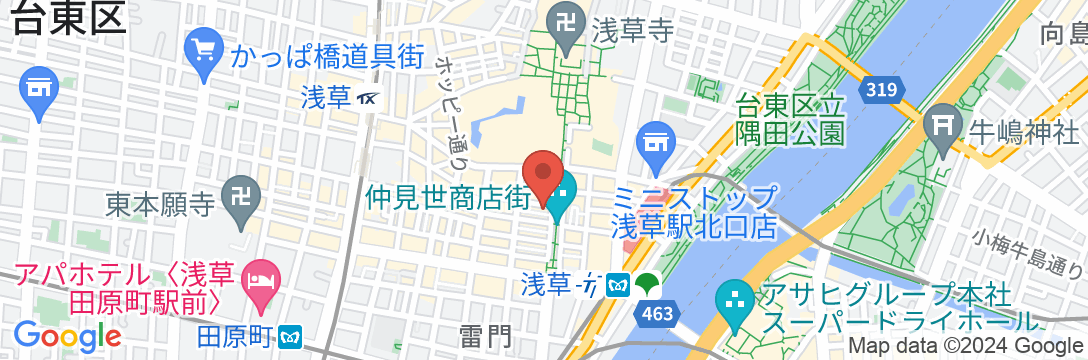 旅館 三河屋本店の地図