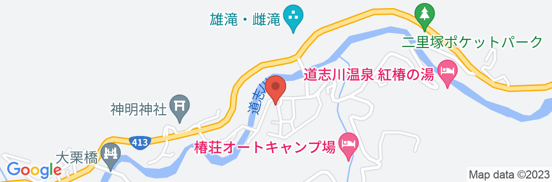 民宿旅館 椿荘の地図
