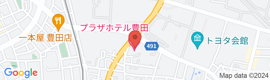 プラザホテル豊田の地図