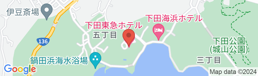 下田東急ホテルの地図