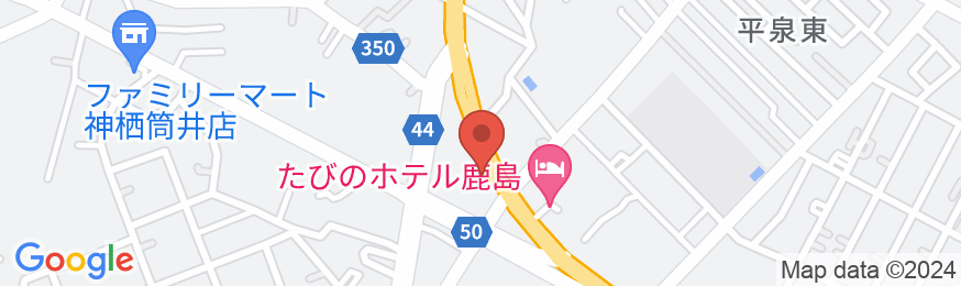 鹿島アイビーホテルの地図