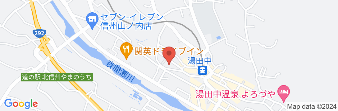 湯田中温泉 ホテル椿野の地図