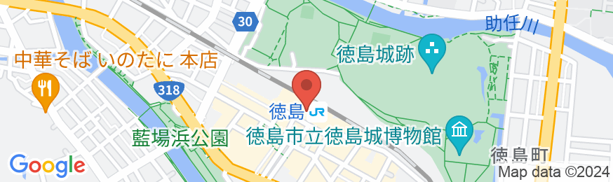 JRホテルクレメント徳島の地図