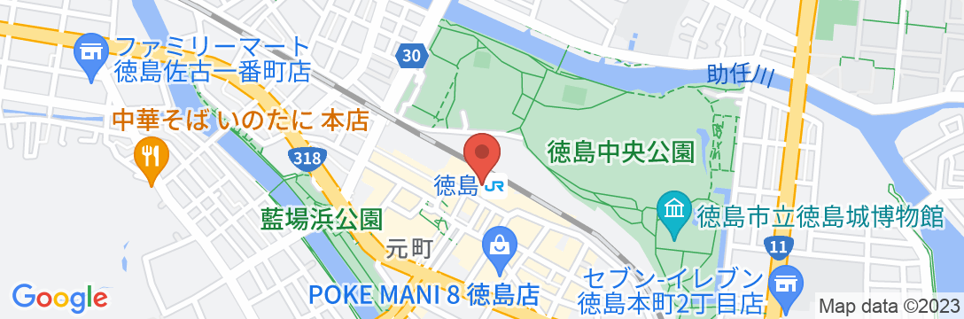 JRホテルクレメント徳島の地図