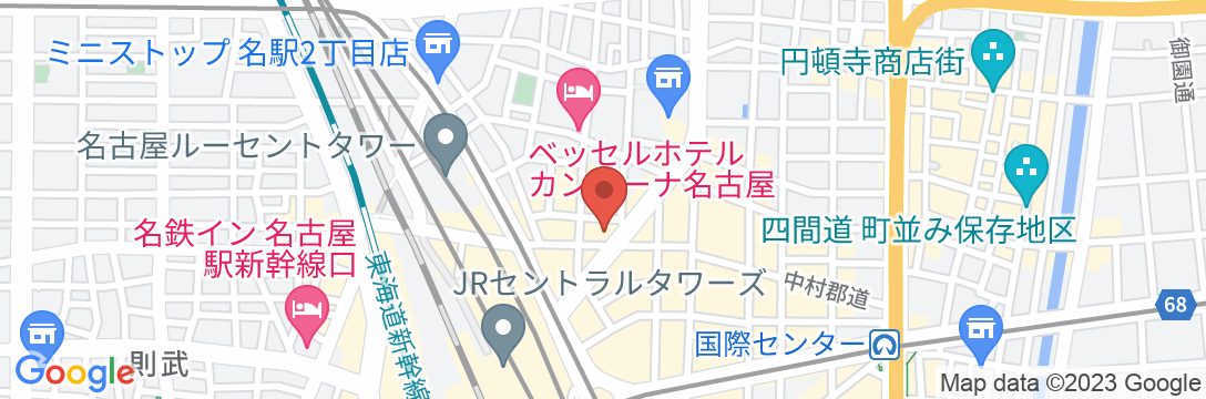 ザ サイプレス メルキュールホテル名古屋の地図