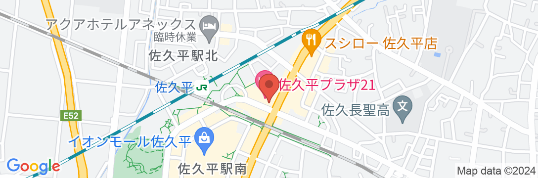 佐久平プラザ21の地図