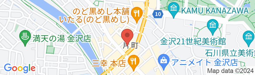 アパホテル〈金沢片町〉EXCELLENTの地図