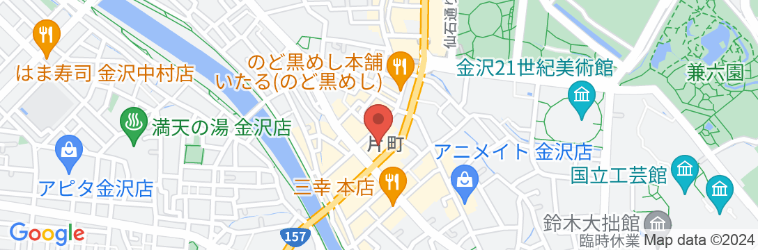 アパホテル〈金沢片町〉EXCELLENTの地図