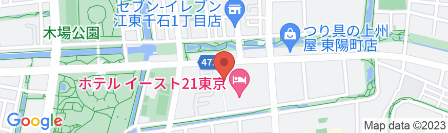 ホテルイースト21東京(オークラホテルズ&リゾーツ)の地図