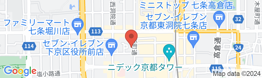 京都タワーホテルアネックスの地図